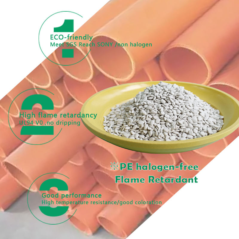 PE extrusion pipes flame retardant-QB-E01